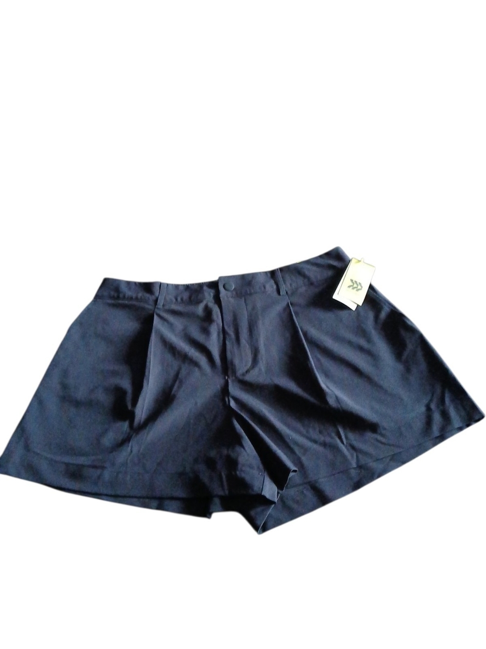 all in motion‎ Black High-Waist Pleated Women's Shorts